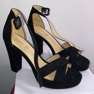 Chinese Laundry Black Suede heel
